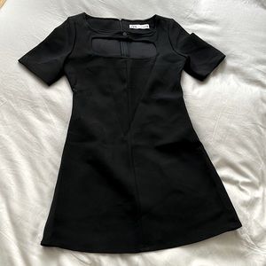 NWT Zara Cut Out Structured Mini Dress | XS